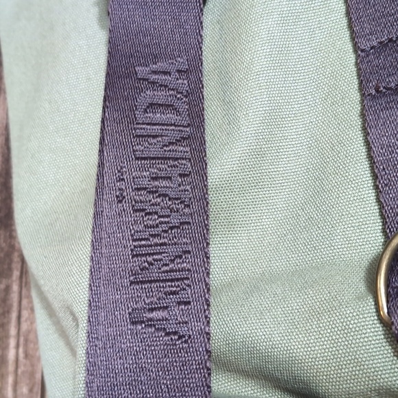 ANVANDA of Stockholm Duffle Bag / Backpack Green Canvas And Leather - Picture 6 of 16